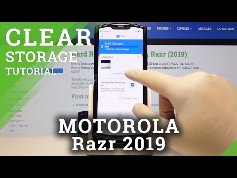 How to Clean Storage in MOTOROLA Razr 2019 – Wipe Cache / Speed System