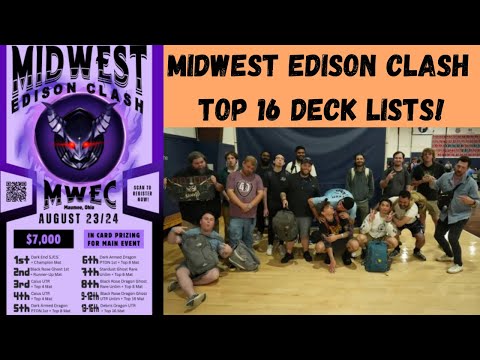Midwest Edison Clash 1 Top 16 Deck lists
