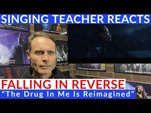 Singing Coach Reacts To Falling In Reverse - "The Drug In Me Is Reimagined"