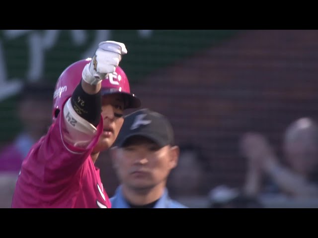 【1回裏】2アウトからの3連打!! イーグルス・黒川史陽 チャンスの場面で三遊間を破るタイムリー!! 2025年8月7日 東北楽天ゴールデンイーグルス 対 オリックス・バファローズ