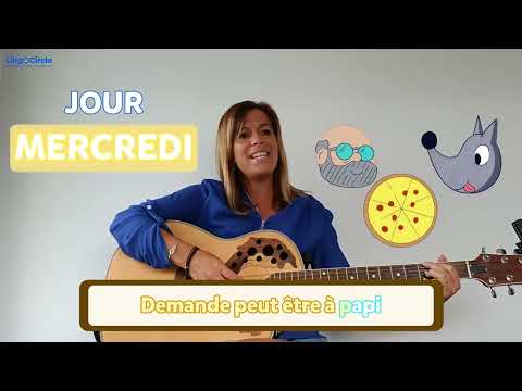 LingoCircle  Learn French for Kids -  Si le loup apprenait les jours de la semaine !