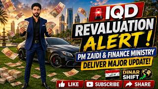 🚨 IQD REVALUATION ALERT! PM Zaidi & Finance Ministry Deliver Major Update! 🇮🇶 |@DINARSHIFT