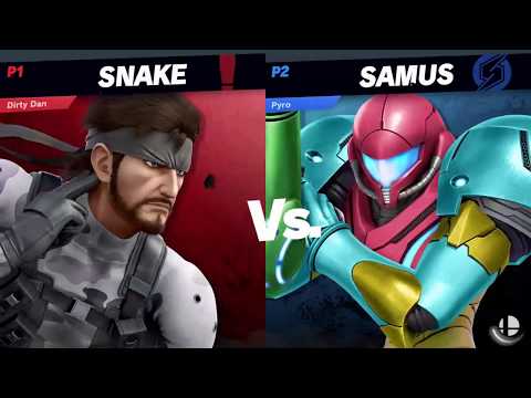 Flame Choke 9 - Pyro (Samus) vs. Dirty Dan (Snake) - WR1 - Ult Singles (9/7/19)