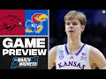 2023 NCAA Tournament: No. 8 Arkansas vs No. 1 Kansas GAME PREVIEW | CBS Sports