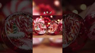 Glass fruits cutting. Christmas surprise. #aiasmr #satisfying #christmas #snowman
