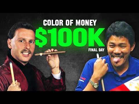 Earl Strickland vs Efren Reyes: $100k Color of Money Match 1996 - FINAL DAY
