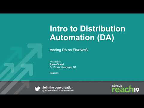 Reach 19 - Introduction to Distribution Automation (DA)