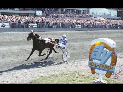 Sugarcane Hanover & Gunnar Eggen vinner Olympiatravet på Åby 1988.