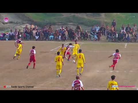 Islamabad VS Swabi football match at Panjpeer Swabi, 14-2-2021
