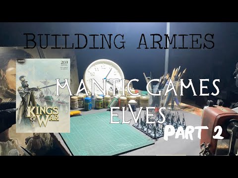 Building a Kings of War Elf army (Part 2) - Paint Scheme