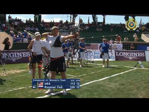 USA v Russia – compound junior women's team gold | World Archery Youth Championships 2009