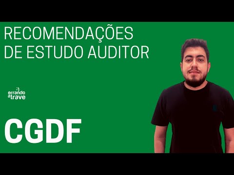 Auditor da CGDF | Recomendações de Estudo