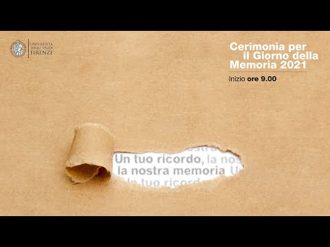 Giorno della Memoria 2021 - Un tuo ricordo, la nostra memoria