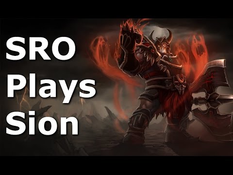 Sion Top Lane Commentary - Season 6 - League of Legends