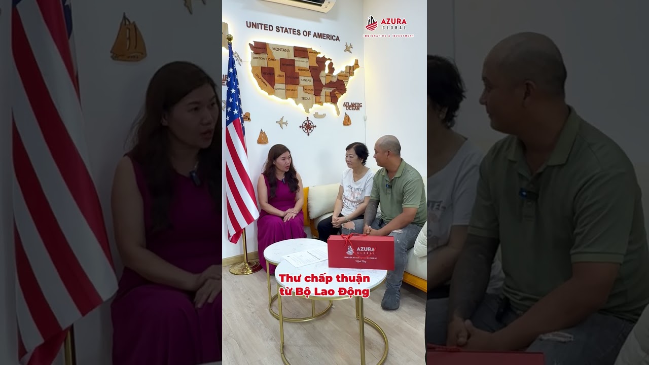 Gia đình anh Hồ Huy Hoàng chính thức nhận được Giấy phép lao động (LC) từ Bộ Lao Động Hoa Kỳ