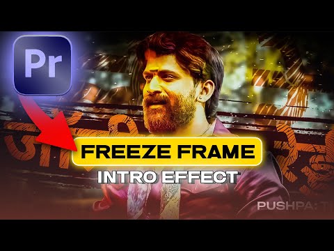 How to create freeze frame intro ,character intro in Premiere Pro