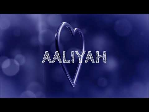 ♪♪ HAPPY BIRTHDAY AALIYAH ♪♪