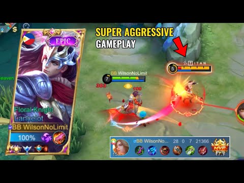 TOP 1 LANCELOT AGGRESSIVE FAST HAND GAMEPLAY!! 28 KILLS 🔥 | INSANE SOLO HARD CARRY MATCH! | MLBB