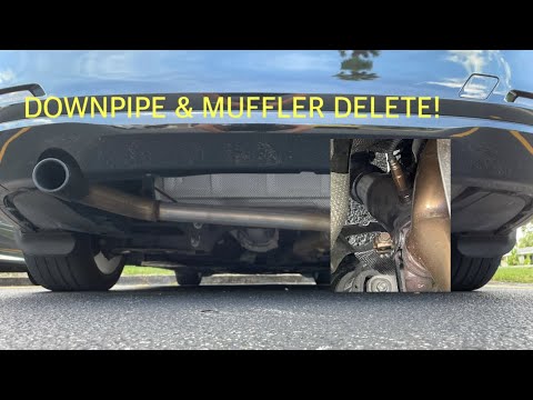 N20 Catless Downpipe and Muffler Delete