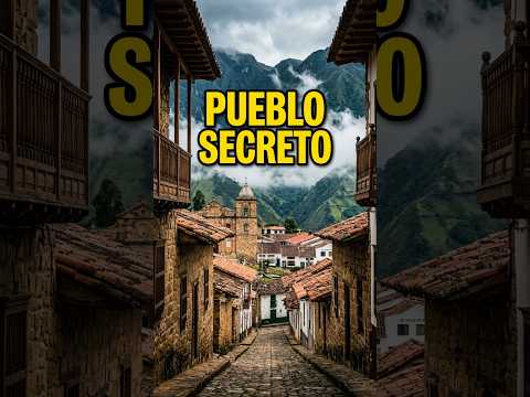 Un lindo pueblito en las montañas de Colombia.