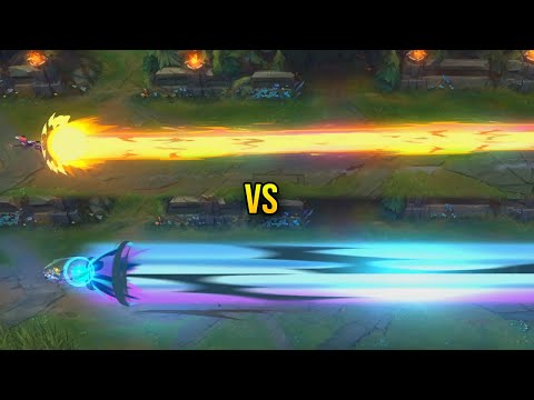 Soul Fighter Lux vs Battle Academia Lux Skin Comparison - League of Legends
