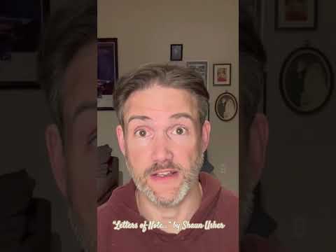 JJ reviews “Letters of Note…” by Shaun Usher #coffeetablebook #booktube #bookrecommendations