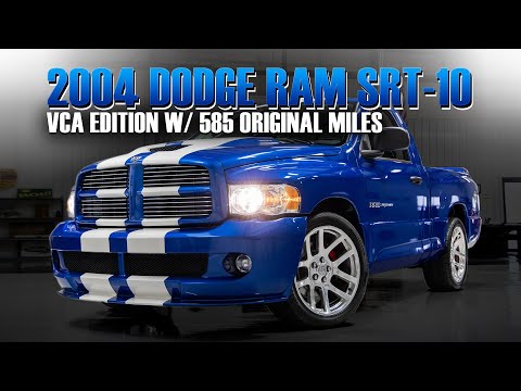 2004 Dodge Ram SRT 10 VCA Edition With 585 Original Miles 1 of 50