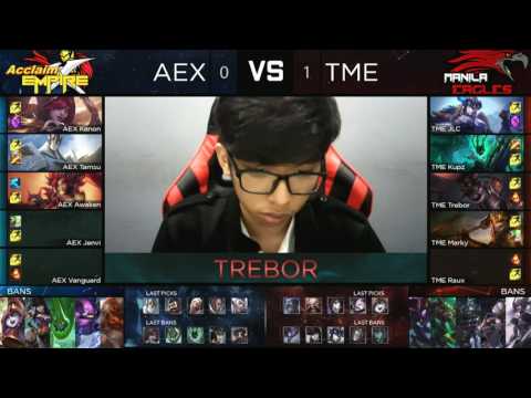 Pro Gaming Series 2017 Summer Split Week 3 Day 1 - AEX vs TME Game 2/2