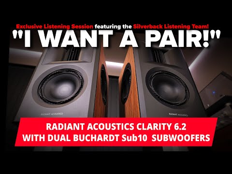 The PERFECT COMBO! Radiant Acoustics Clarity 6.2 + Buchardt Sub10 Subwoofers - Tim LOVES IT!
