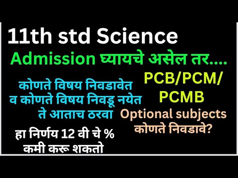 11th std subjects maharashtra board HSC 11th std science कोणते विषय असतात #FYJC #2024 Subjects