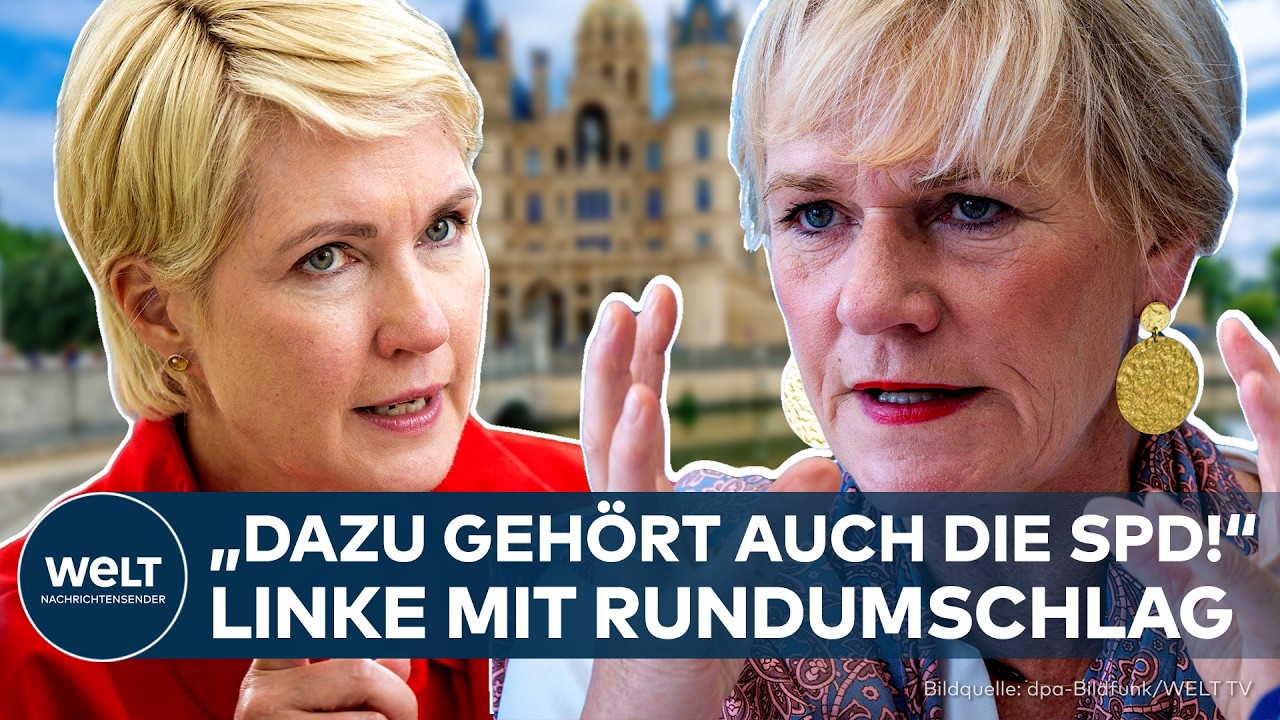 SCHWERIN: "Dazu gehört auch die SPD!" – Linken-Kandidatin Oldenburg mit Rundumschlag gegen alle