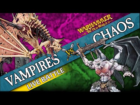 Vampire Counts vs Warriors of Chaos | Warhammer - The Old World (Live Battle Report)