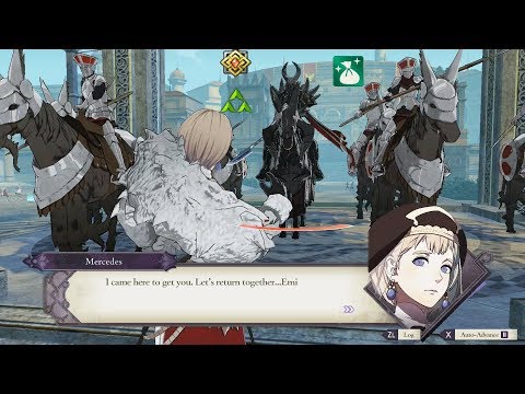 Fire Emblem: Three Houses Mercedes Vs Death Knight At Enbarr Unique Dialogue