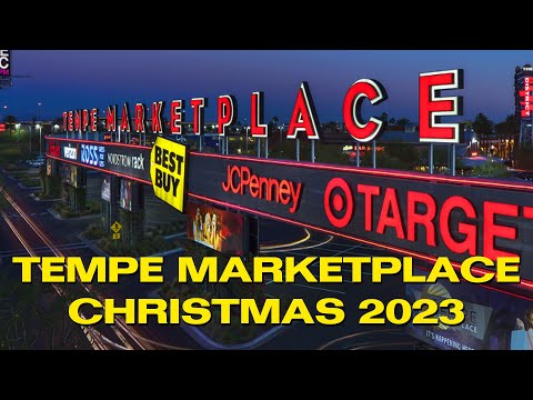 Walk Around Tempe Marketplace Christmas 2023 DJI Osmo Pocket 3