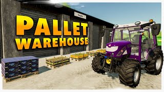 PALLET WAREHOUSE // Is It Useful or Not // Farming Simulator 2022 Gameplay