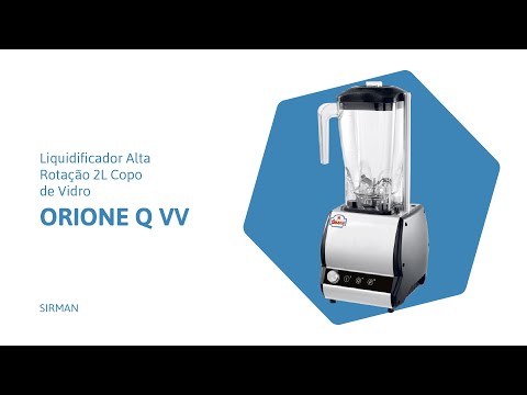 Liquidificador Alta Rotação 2L Copo de Vidro Orione Q VV, da Sirman - RW Automação