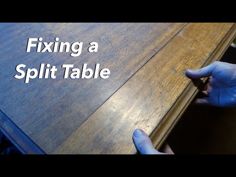 Fixing the Cracked Table - Repair and Restoration
