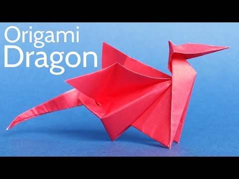 Easy Origami Dragon Tutorial - Step by Step Instructions to Make an Easy but Cool Origami Dragon!