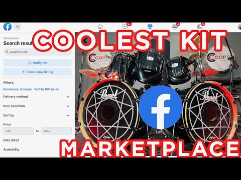 I Bought The Coolest Kit On Facebook Marketplace! Double Bass Slipknot - Joey Jordison Drum Set!