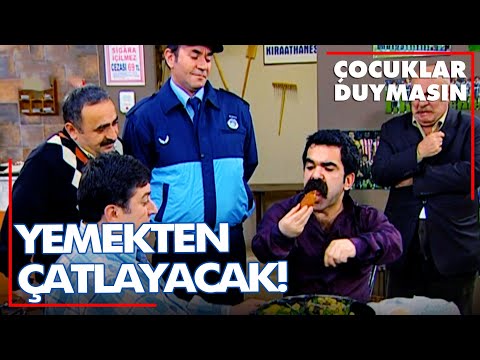 Hüseyin yemek yemekten baygınlık geçiriyor - Çocuklar Duymasın 42. Bölüm