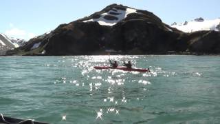 Ida and me enjoying the kayaking in South Georgia (November 28th, 2015)