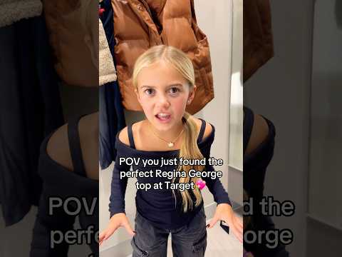 The perfect “Mean Girls” top  at Target!! 😱💖 #shorts #funnykids #target