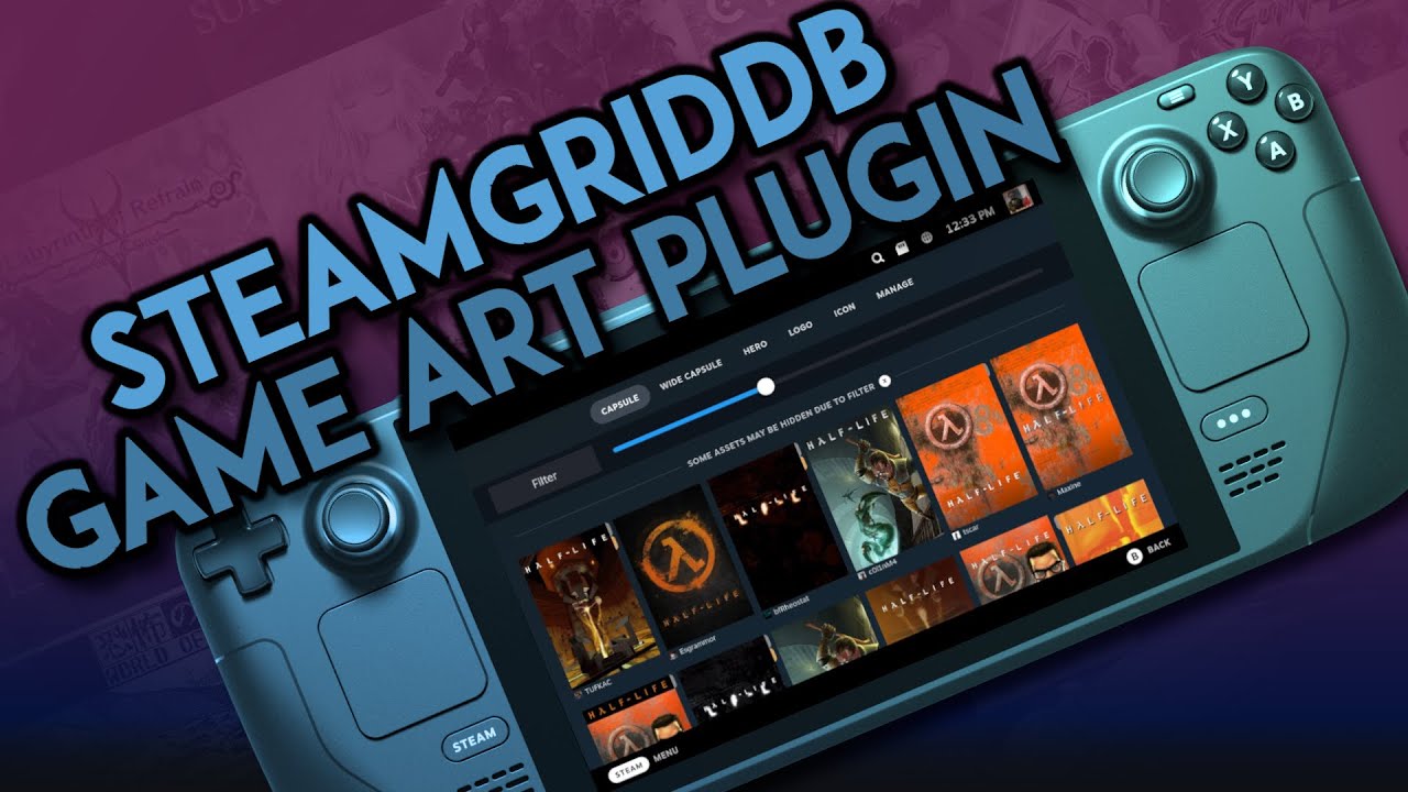 「SteamGridDB - The Game Art Plugin for Steam Deck」
