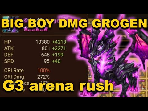 This Grogen is OVERKILL! - G3 Arena Rush - Summoners War