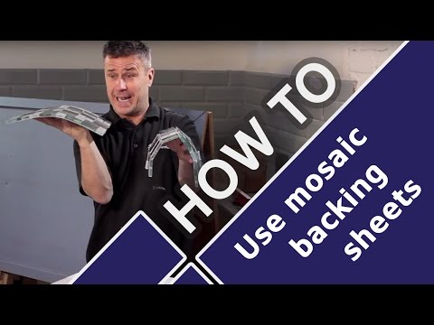 How to Cut, Install and Lay Mosaic Tiles Using Backer Sheets | Tiling Tutorial feat. Craig Phillips