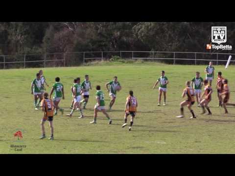 2016 ICRL Round 7 U18's Highlights - Helensburgh Tigers v Gymea Gorillas