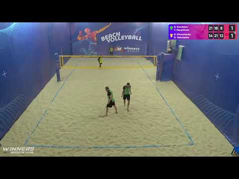 17:30 D. Korobkov / Y. Hauptman - D. Kharchenko / D. Vakulenko 11.03.2023 | Winners Beach Volleyball