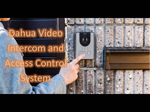 Dahua video intercom system