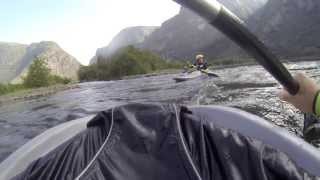 preview picture of video 'White water kayaking, July 2013'