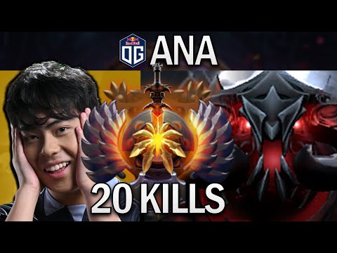 OG.ANA SMURF SHADOW FIEND WITH 20 KILLS & 1000 XPM - DOTA 2 7.31 GAMEPLAY